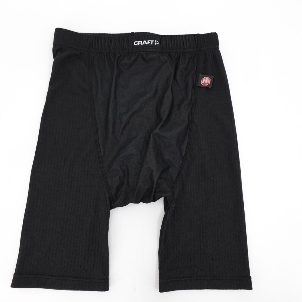 Craft Shorts Adult Large Black Biker WindStopper Baselayer Active Athletic